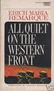 All Quiet On The Western Front by Erich Maria Remarque (1967~Paperback)