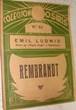 Libro Rembrandt, Emil Ludwing, Coleccin Osiris, Ao 1934, 9