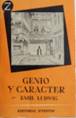 Libros: GENIO Y CARCTER - EMIL LUDWIG, 1962. Lote 50768596